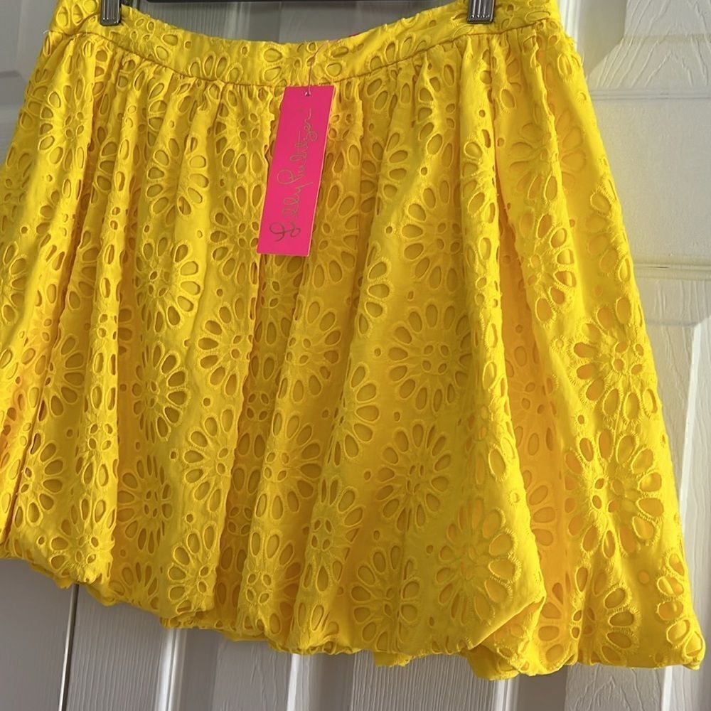 Lilly Pulitzer Leah Skirt Size 12 - Picture 5 of 12